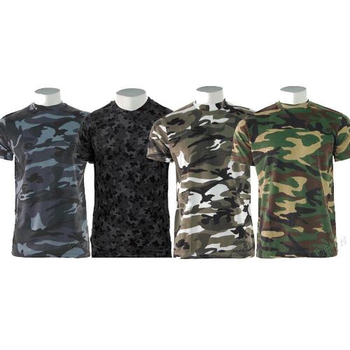 T-shirt de camouflage de jeu