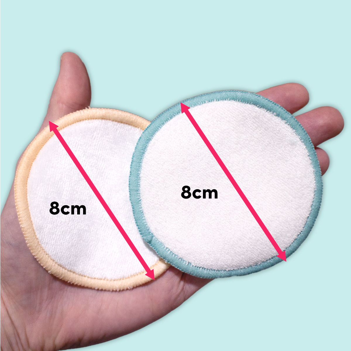 16 Reusable Makeup Remover Pads