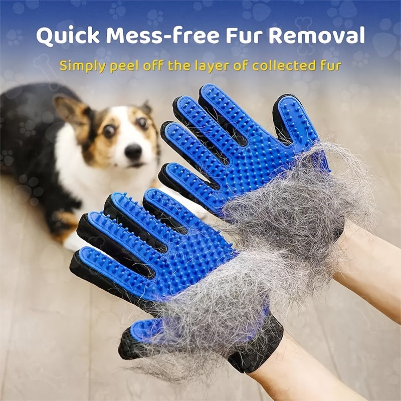 Gants de toilettage pour animaux de compagnie