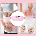 Coussin de massage chauffant sans fil — 5 réglages de chaleur, 4 modes de massage